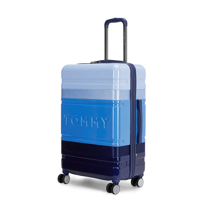 Tommy Hilfiger Triton Plus Unisex ABS Hard Luggage Blue + Skyblue Small Size