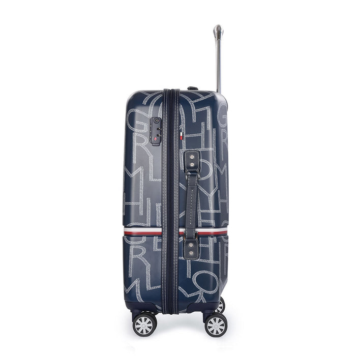 Tommy Hilfiger Twister Unisex Hard Luggage Set of 2 Navy (Cabin + Cargo)