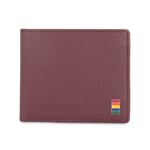 UCB Roan Men's Leather Multi Card Coin Wallet Wine