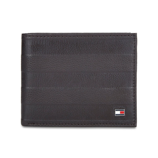 Tommy Hilfiger Claxton Global Coin Wallet Brown (11.5X2X9.5) Cm