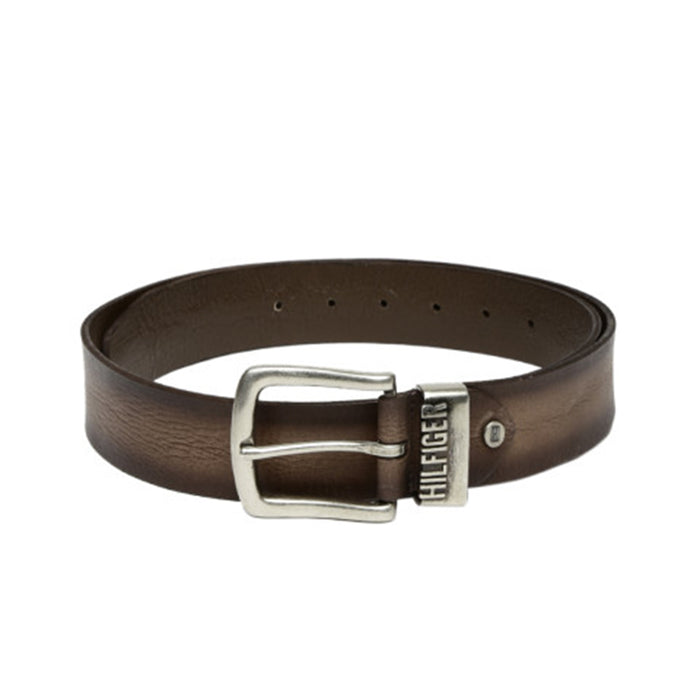 Tommy Hilfiger Carswell Mens Leather Belt Brown X-Large Size