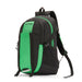 The Vertical Voyage Unisex Slim Polyester Water Resistant Backpack Black