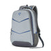 The Vertical Routine Unisex Polyester High School Bag gray