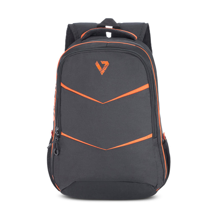 The Vertical Routine Unisex Polyester High School Bag Black