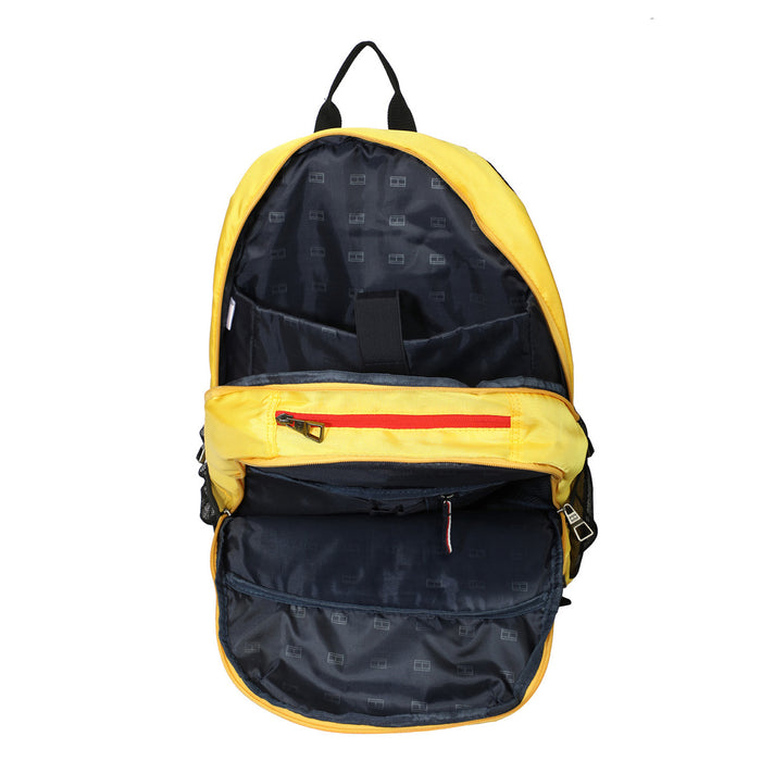 Tommy Hilfiger Pine Unisex Polyester 15 Inch Laptop Backpack Yellow