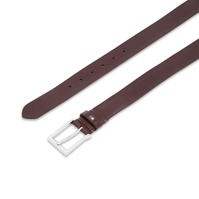 Tommy Hilfiger Campana Mens Leather Belt Brown Small Size