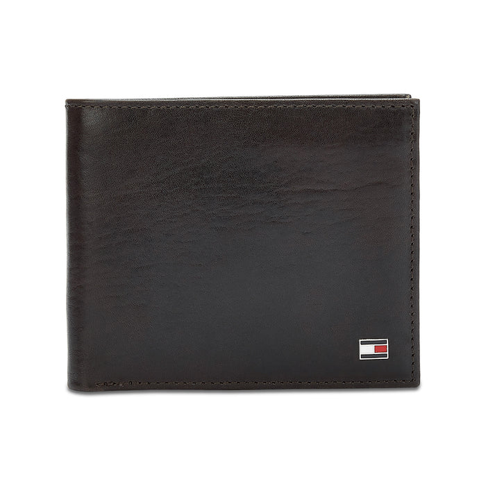 Tommy Hilfiger Rowley Mens Leather Global Coin Wallet Grey