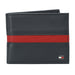 Tommy Hilfiger Piho Multicard Coin Wallet Navy & Red (11X2.5X9.5) Cm