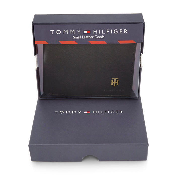 Tommy Hilfiger Remington Plus Multicard Coin Wallet Brown (11X2.5X9.5) Cm