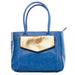 Sugarush Vegas Womenbs Satchel Vegan Leather Bag Blue