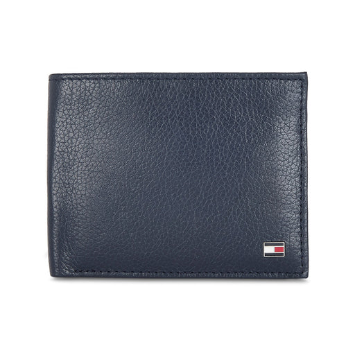 Tommy Hilfiger Felix Mens Leather Global Coin Wallet navy