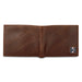 Tommy Hilfiger Kolby Mens Leather Global Coin Wallet Tan