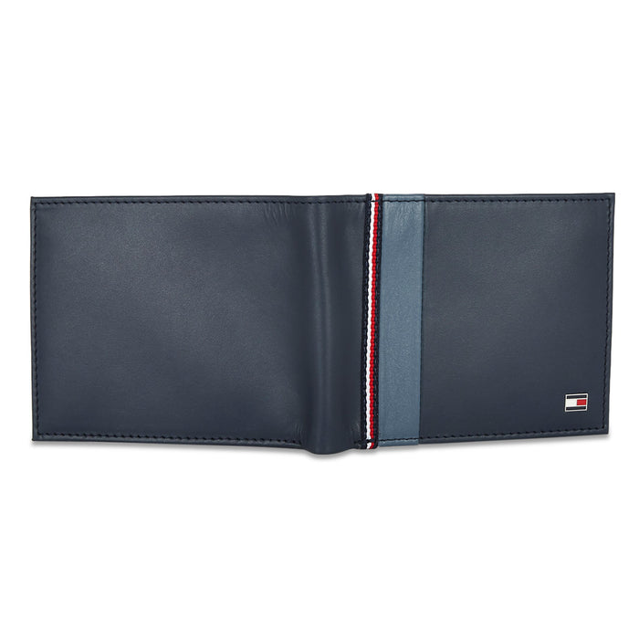 Tommy Hilfiger North Mens Leather Global Coin Wallet navy