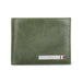Tommy Hilfiger Woolly Mens Leather Global Coin Wallet Olive