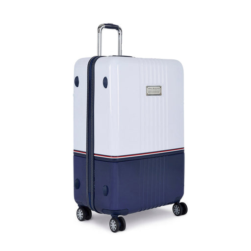 Tommy Hilfiger Twins Plus Unisex Hard Luggage White & Navy