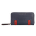 Tommy Hilfiger Omaha Womens Genuine Leather Wallet Navy