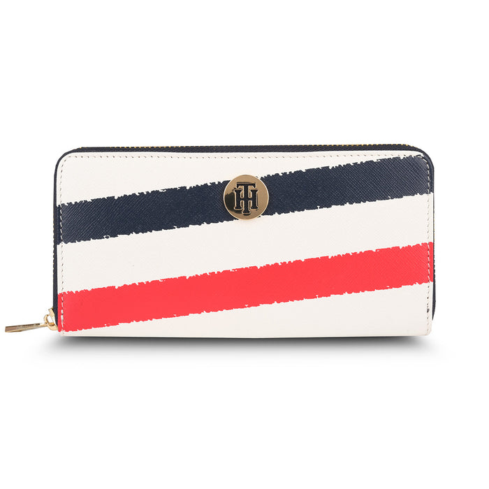 Tommy Hilfiger Adore Womenbs Genuine Leather Wallet White