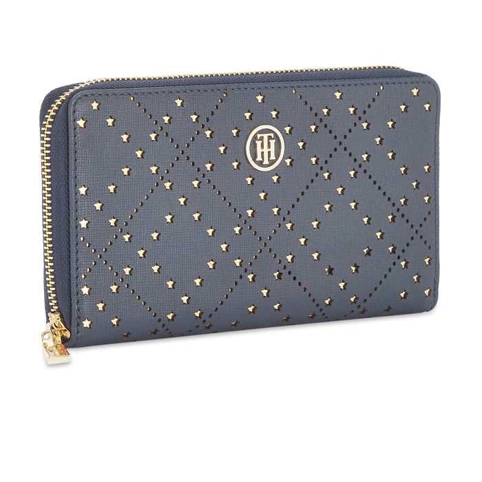 Tommy Hilfiger Almora Womens Leather Wallet Navy