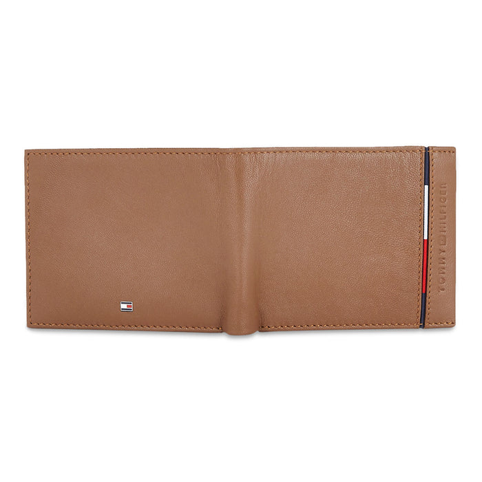Tommy Hilfiger Ramiro Mens Leather Global Coin Wallet Tan.