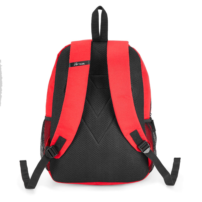 The Vertical Griffin Unisex Polyester 14 Inch Laptop Backpack Red