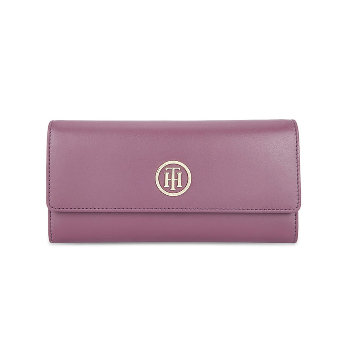 Tommy Hilfiger Layne Womens Leather Wallet Wineberry