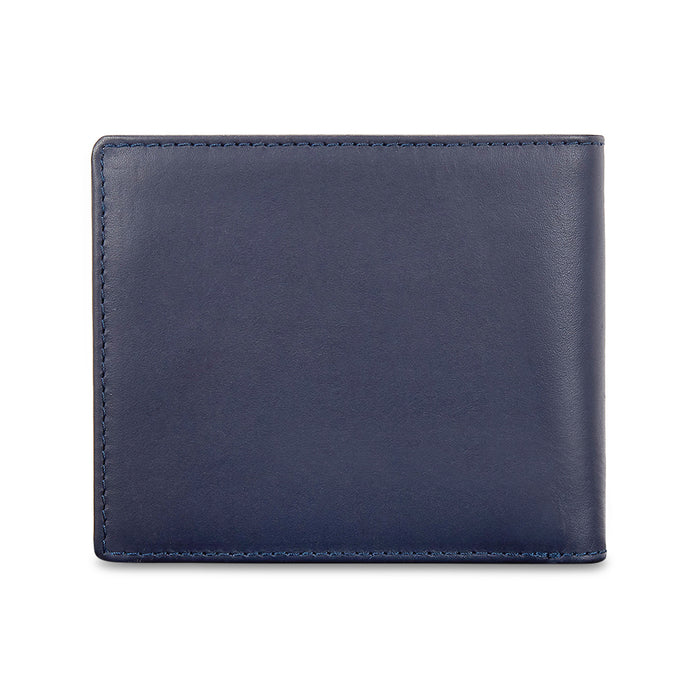 Tommy Hilfiger Salween Mens Leather Global Coin Wallet Navy