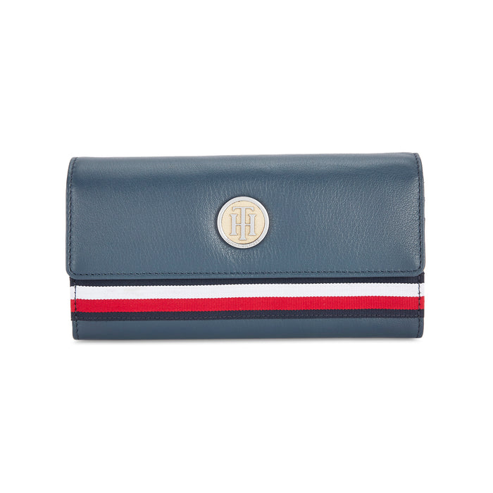 Tommy Hilfiger Paola Unisex Wallet Combo Gift Set Blue+Navy