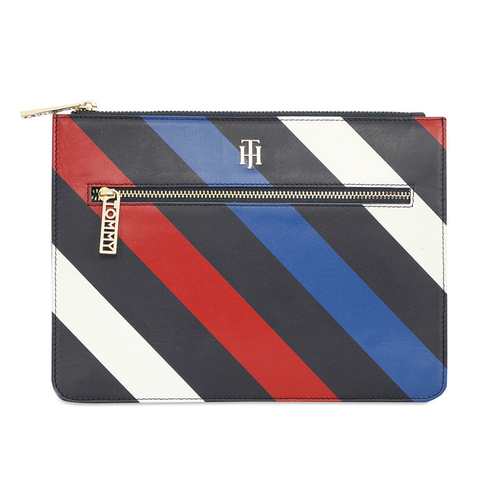 Tommy Hilfiger Rosa Womens Leather Sling Navy