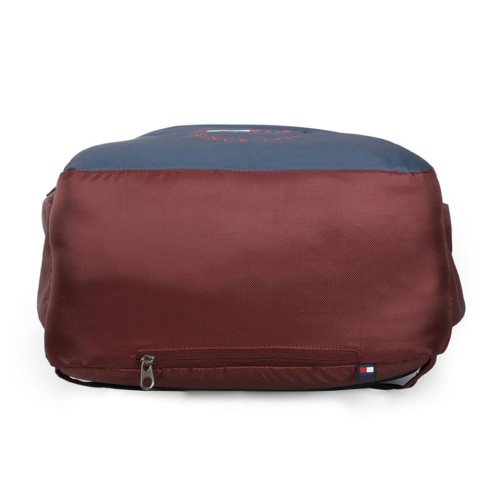Tommy Hilfiger Milo Laptop Backpack Burgundy & Navy
