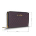 Tommy Hilfiger Millie Womenbs Leather Zip Around Wallet burgundy