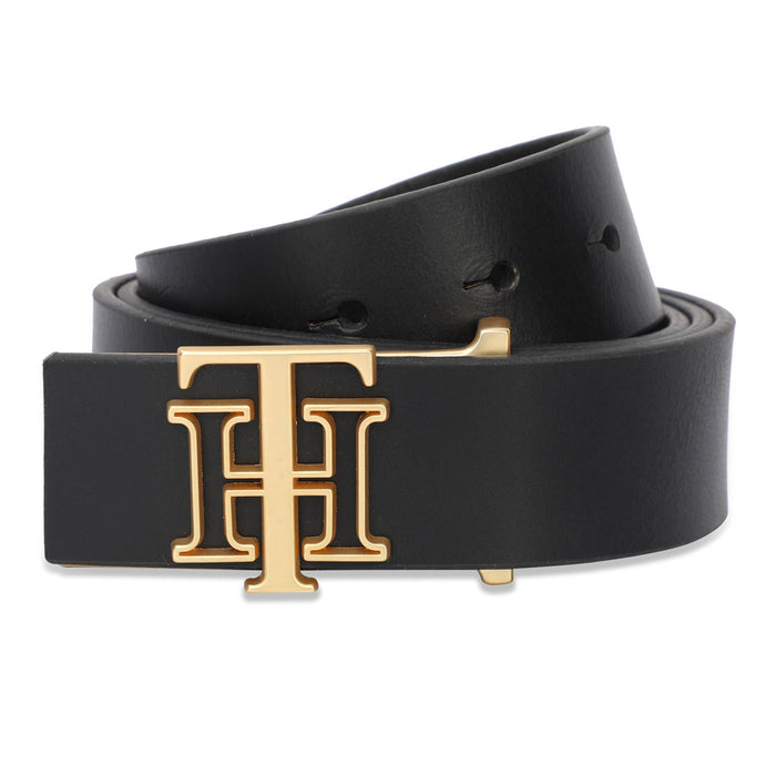 Tommy Hilfiger Leroy Mens Non Reversible Leather Belt Black