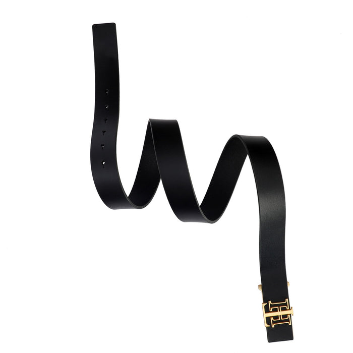 Tommy Hilfiger Leroy Mens Non Reversible Leather Belt Black