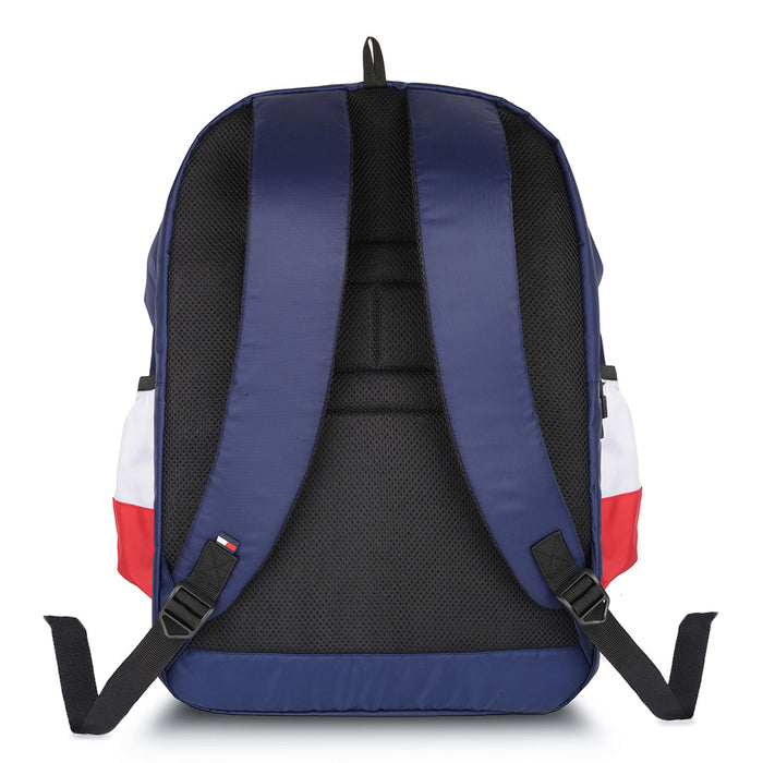 Tommy Hilfiger Jaron Unisex Polyester 14 Inch Laptop Backpack navy