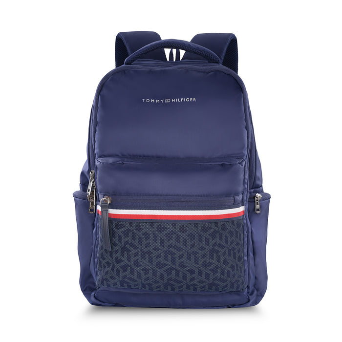 Tommy Hilfiger Deon Unisex Polyester 14 Inch Laptop Backpack Navy