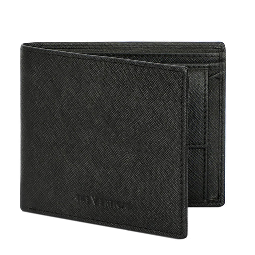 The Vertical Maestro Men Leather Global Coin Wallet Black