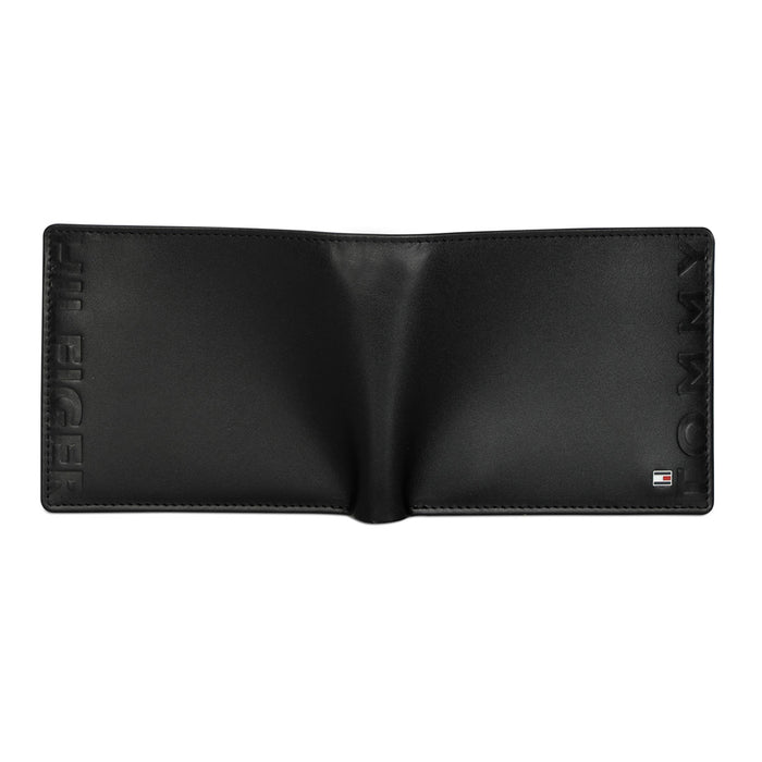 Tommy Hilfiger Silvette Mens Leather Passcase Wallet Black